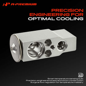 Close-up of A-Premium valve machined surface highlighting precision and reliability