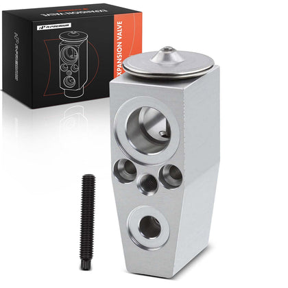 A-Premium expansion valve front view showing fit and durable aluminum body