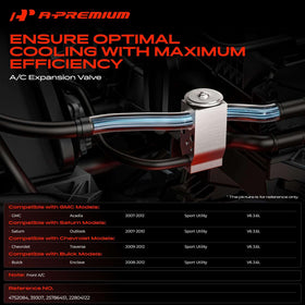 A-Premium front AC expansion valve front view highlighting connection ports