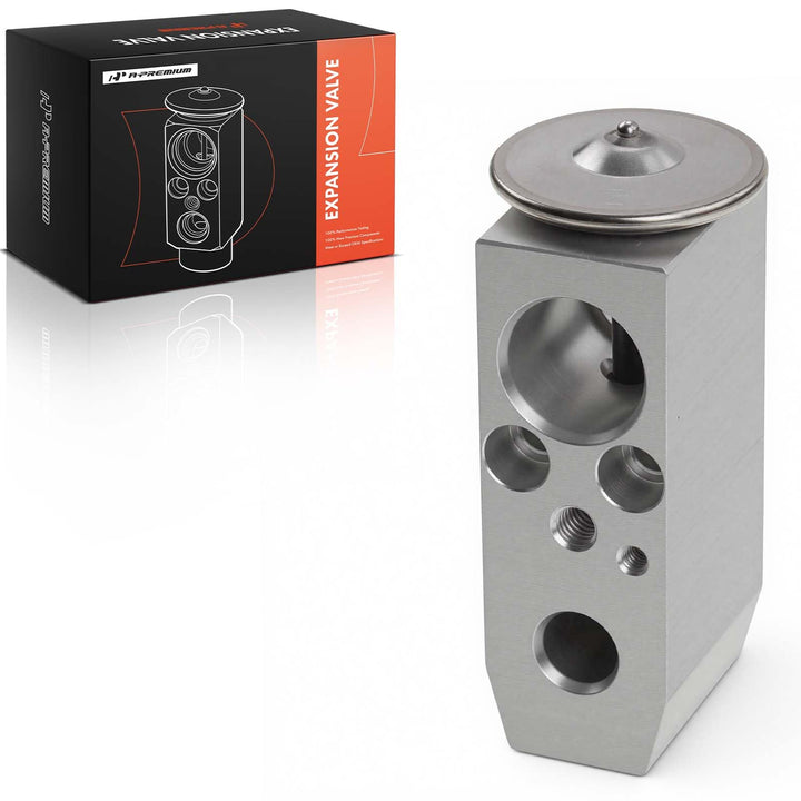 A-Premium expansion valve front view showing compact fit and reliable operation