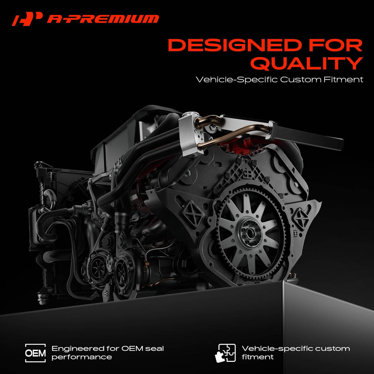 A-Premium expansion valve installed in engine bay demonstrating direct fit