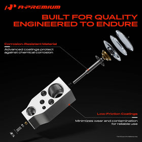 A-Premium expansion valve installed under hood of Chevrolet Trax illustrating correct fit and improved cooling