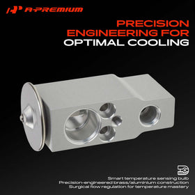A-Premium expansion valve mounting holes closeup for secure OEM fitment