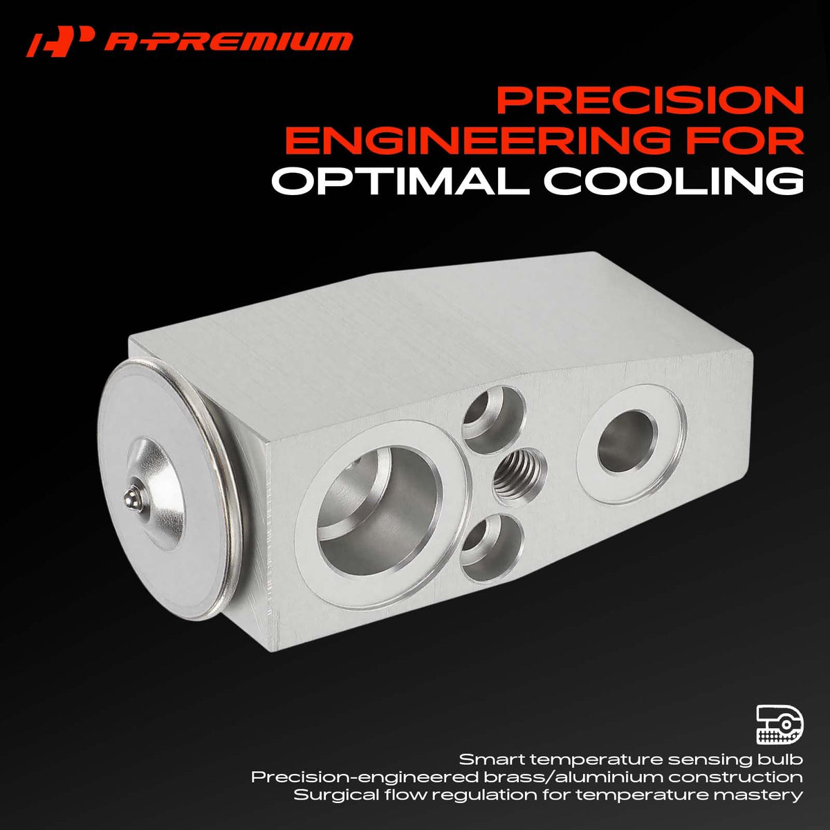 A-Premium expansion valve mounting holes detail for secure attachment