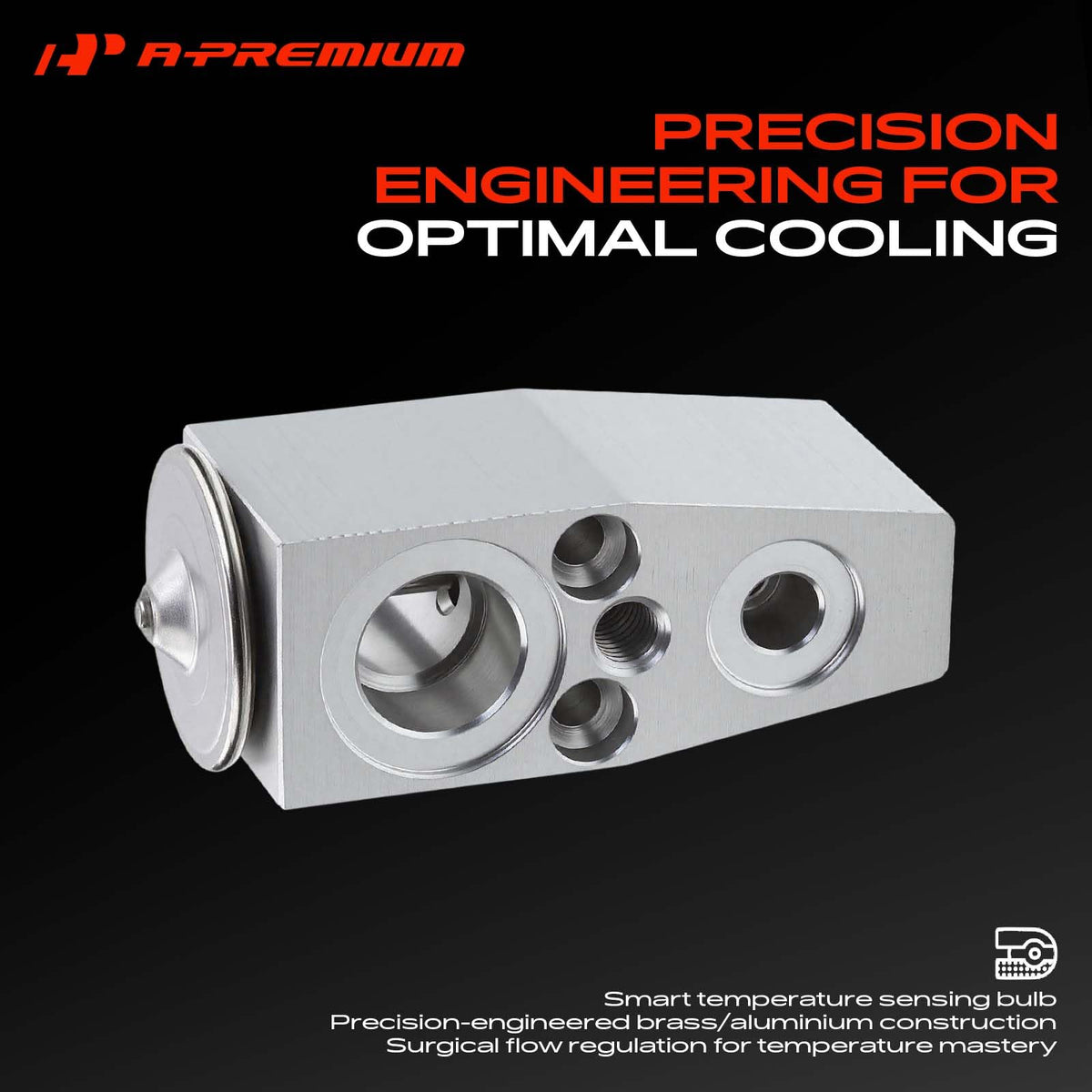 A-Premium expansion valve mounting ports detail for accurate vehicle connection
