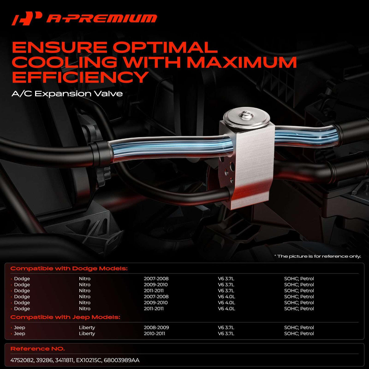 A-Premium valve side profile demonstrating compact aluminum design and durability