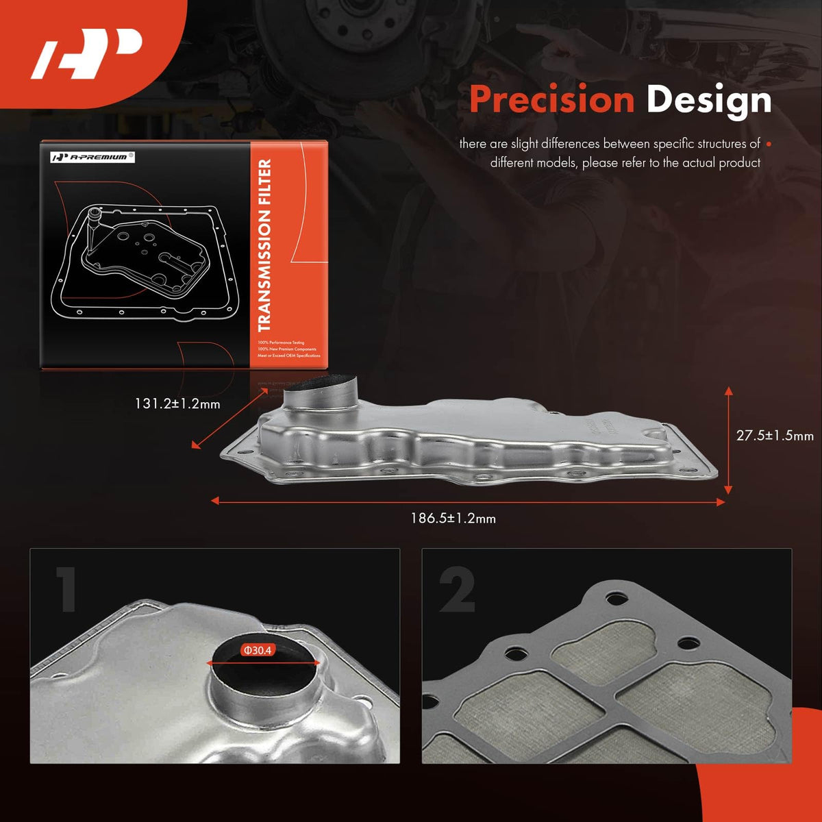 A-Premium filter and gasket packaged together for convenient service