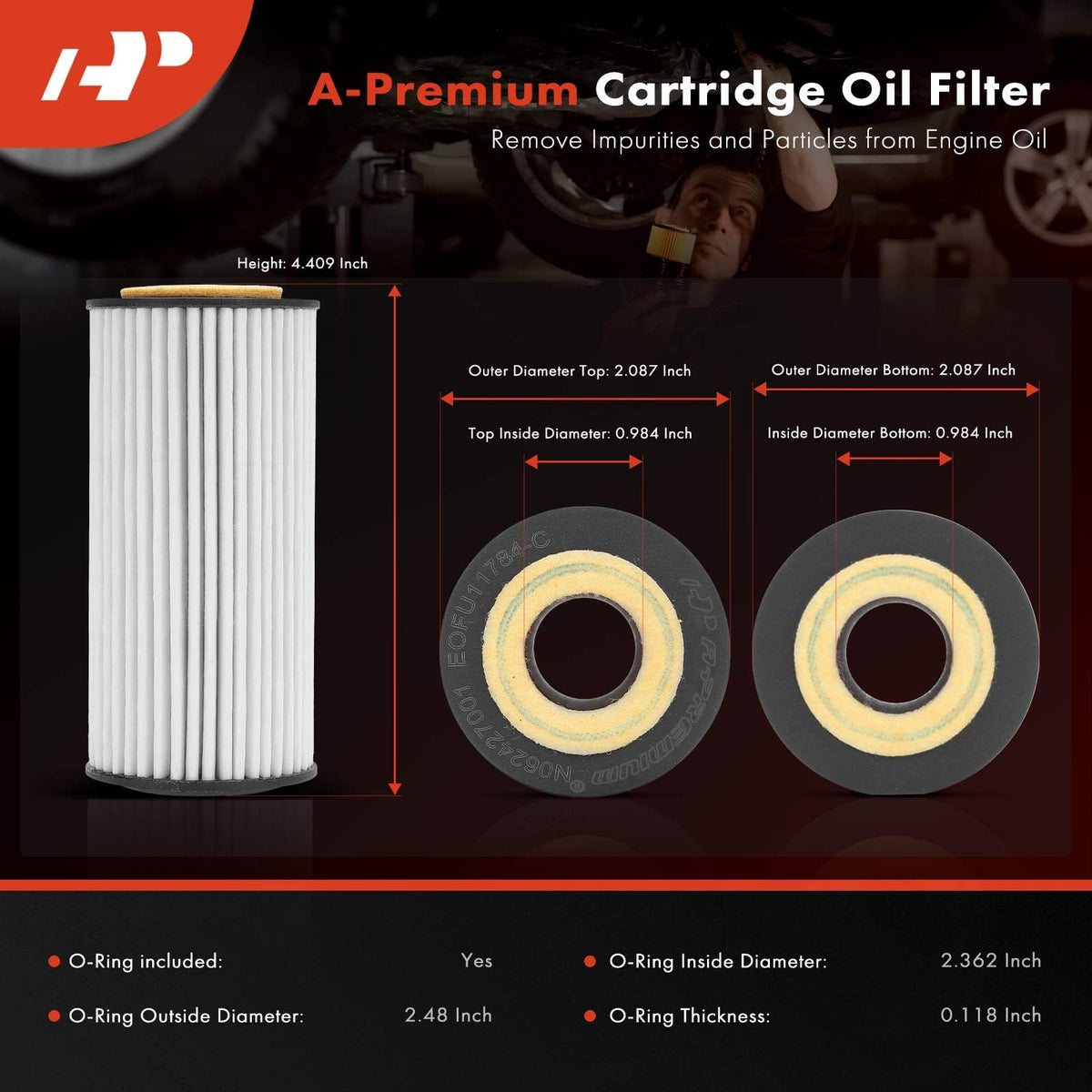 A-Premium close-up of filter media fibers, demonstrates high-efficiency filtration