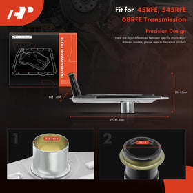 A-Premium filter installed under vehicle showing correct fit and restored flow