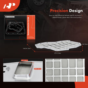 A-Premium filter with pan magnet viewed for debris inspection benefits