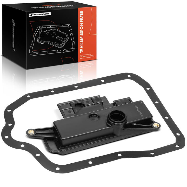 A-Premium front view of filter and gasket showing complete kit benefit