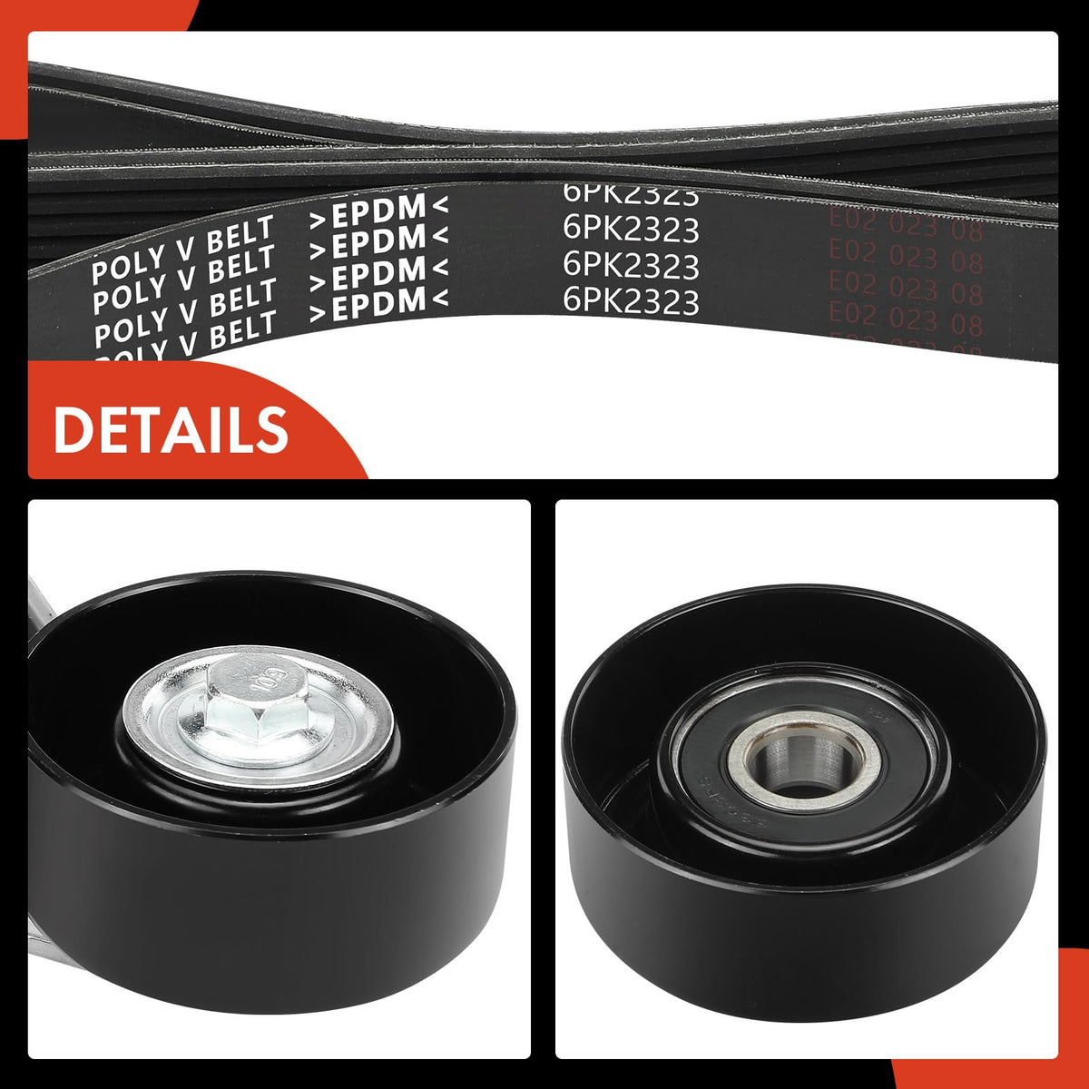 A-Premium fitment label showing vehicle model list, eases correct ordering