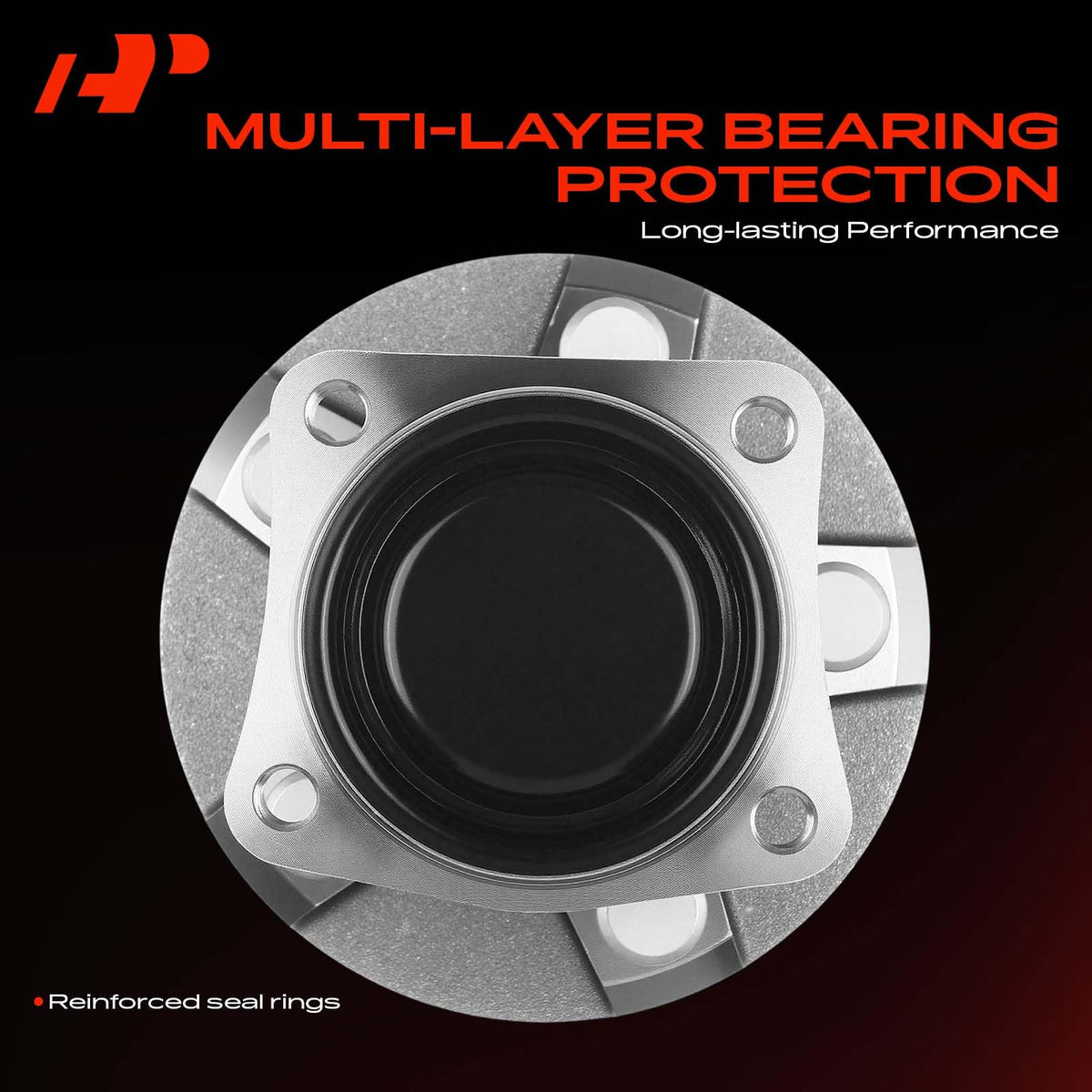 A-Premium flange mounting holes showing 4-hole flange for exact rotor alignment