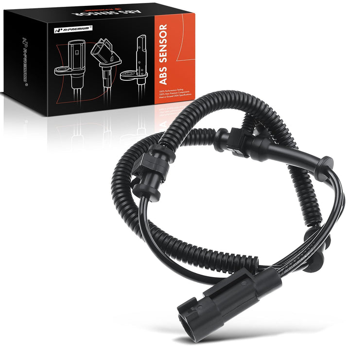 A-Premium front ABS sensor front view showing precise fit and reliable replacement