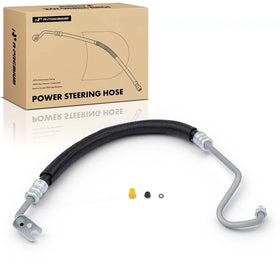 A-Premium front assembly showing pump-to-rack hose and benefit of exact fit