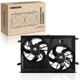 A-Premium front assembly showing dual fans and shroud for reliable cooling