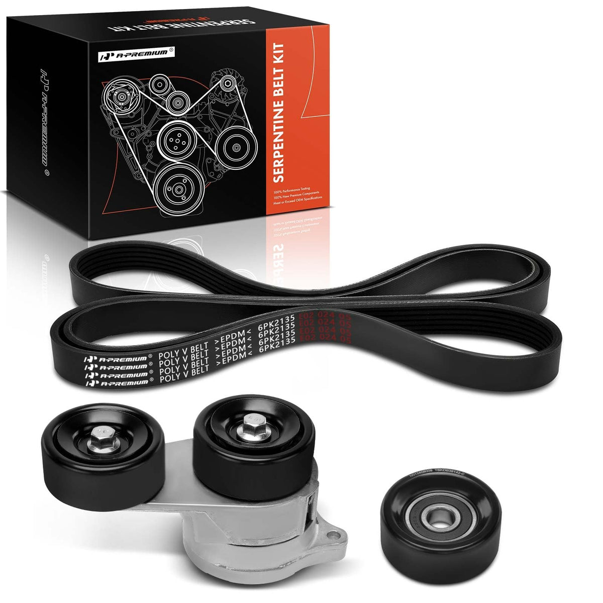 A-Premium front assembly view showing kit components for reliable replacement