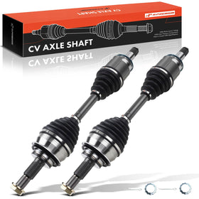 A-Premium front axle assembly front view showing durable construction and direct fit benefit