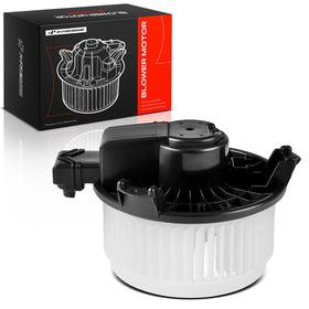 A-Premium front view of blower motor showing overall shape and fit benefit