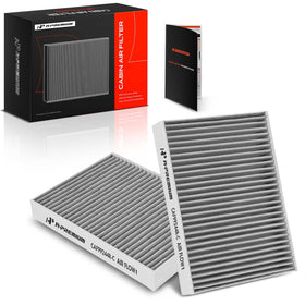 A-Premium front boxed filter showing compatible BMW fitment and clean benefit