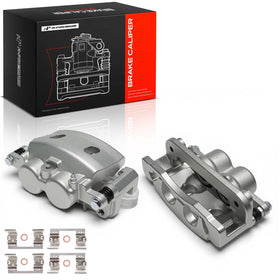 A-Premium front caliper assembly front view showing direct-fit design and reliable stopping
