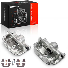 A-Premium packaging showing two front calipers, secure fit and ready to install