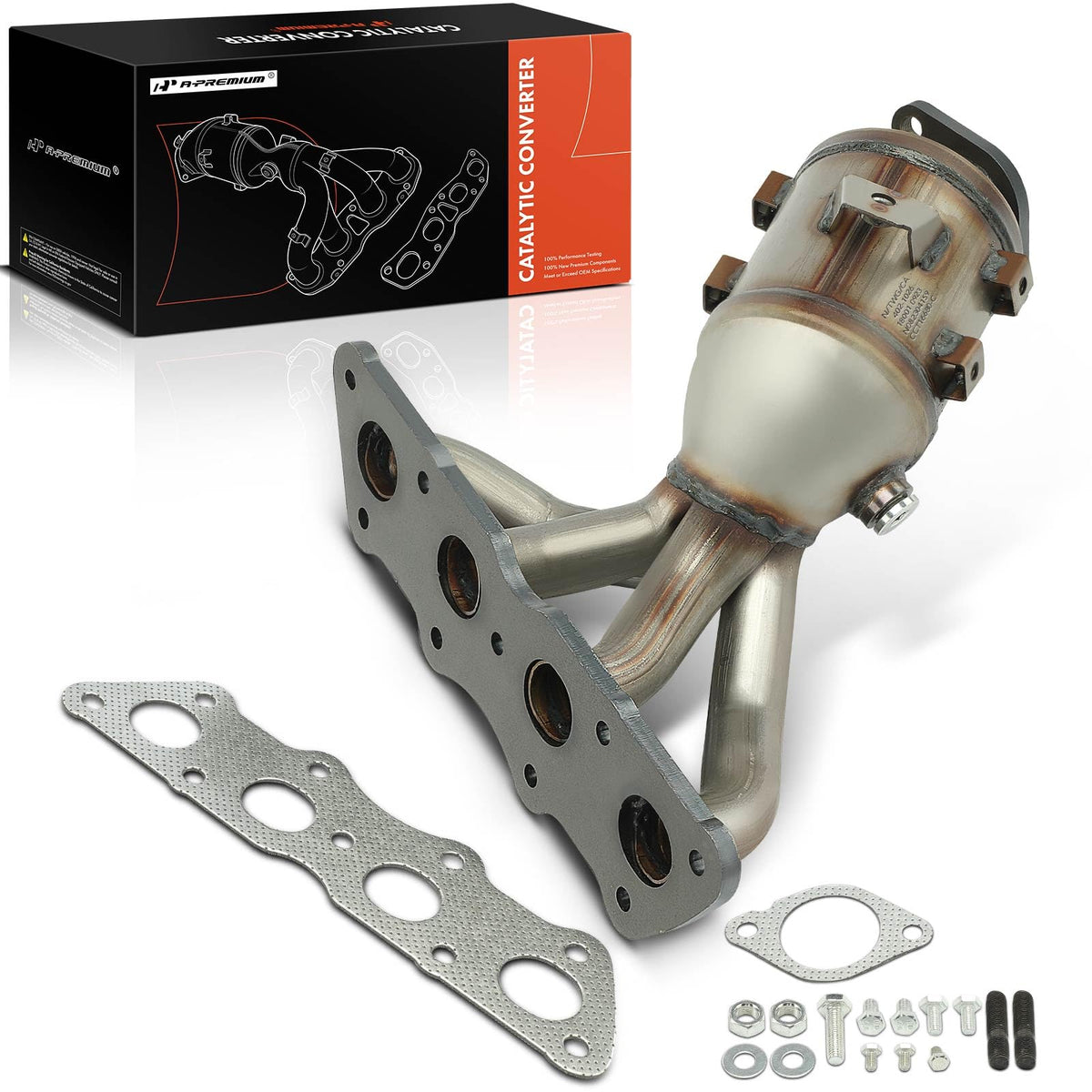 A-Premium front view showing converter shape and fitment benefit
