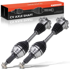 A-Premium packaging showing both front CV axle assemblies and included hardware benefit: complete replacement