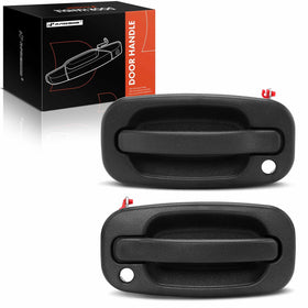 A-Premium packaged pair of front door handles showing contents and benefit of complete set