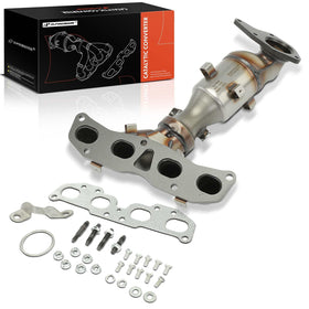 A-Premium front exhaust manifold converter front view showing fitment benefit