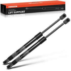 A-Premium packaging showing two hood lift supports and protective cardboard for safe delivery