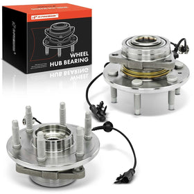 A-Premium front hub assembly front view showing fitment benefit