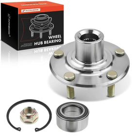 A-Premium front hub assembly front view showing fit and function