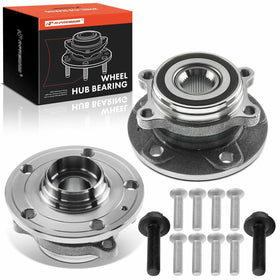 A-Premium front hub assembly in packaging showing ready-to-install condition and fitment clarity