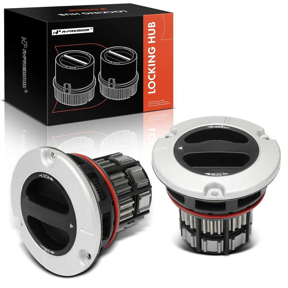 A-Premium front hub full assembly showing complete replacement and reliable fit