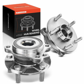A-Premium front hub packaging showing two assemblies and labels, confirms fitment benefits