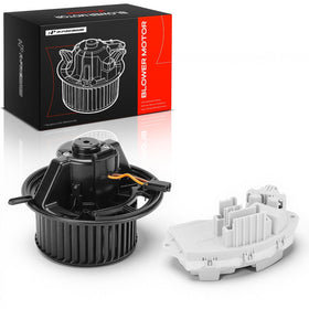 A-Premium front view of blower motor showing direct-fit design and reliable airflow