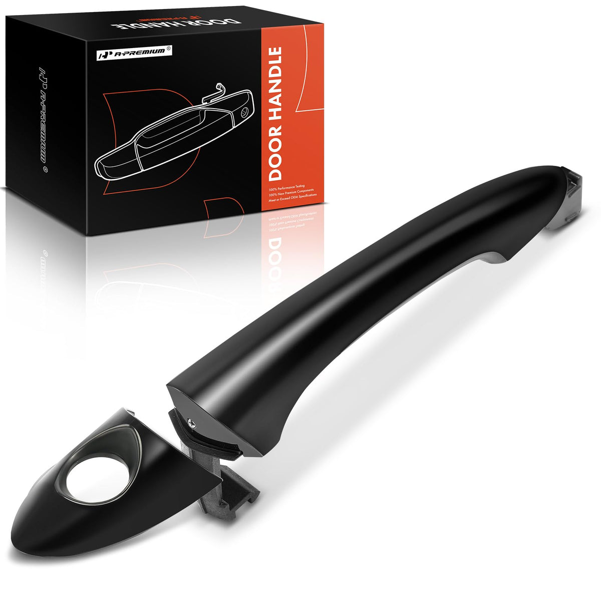 A-Premium front left handle front view showing clean fit and easy replacement