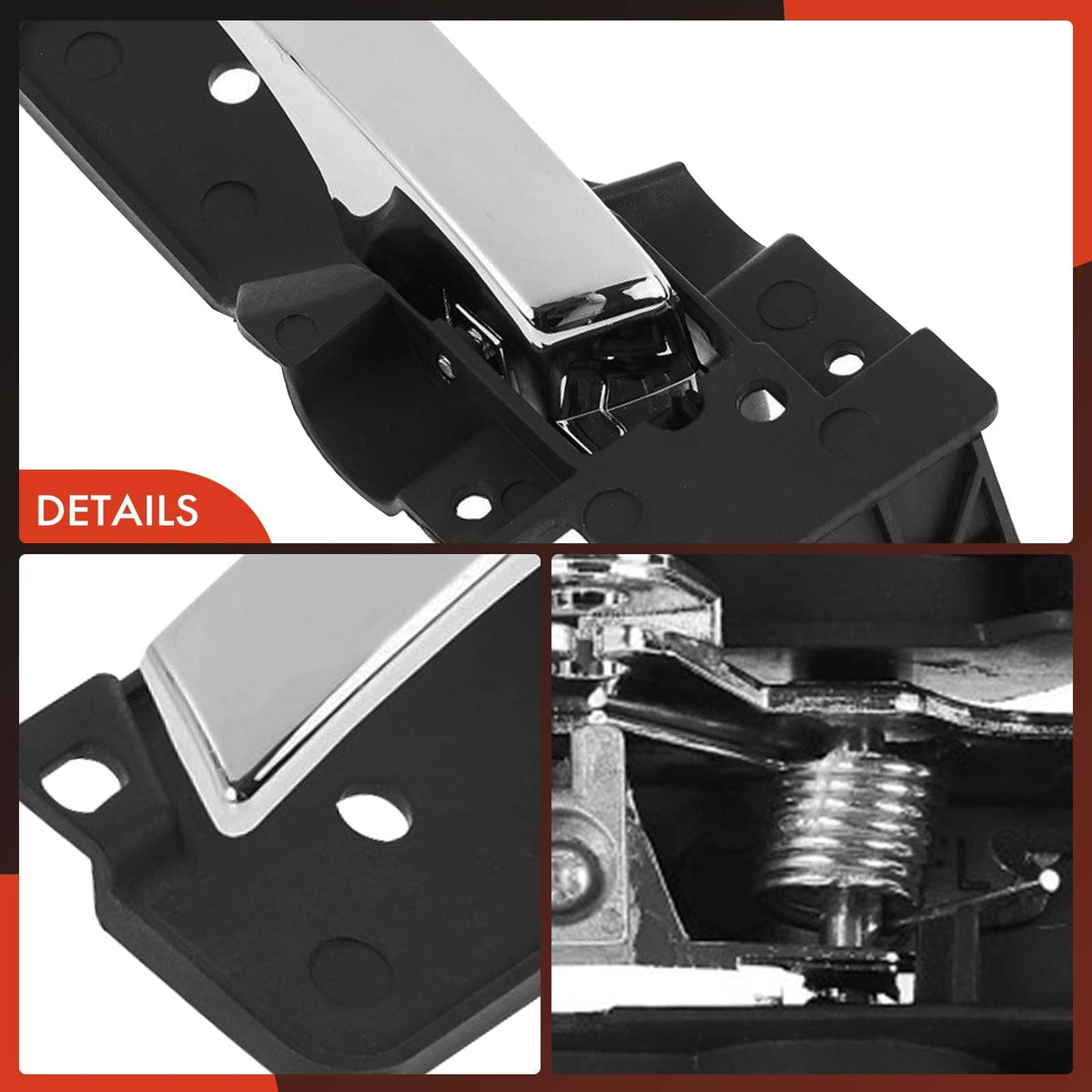A-Premium packaged handle with contents assuring ready-to-install benefit