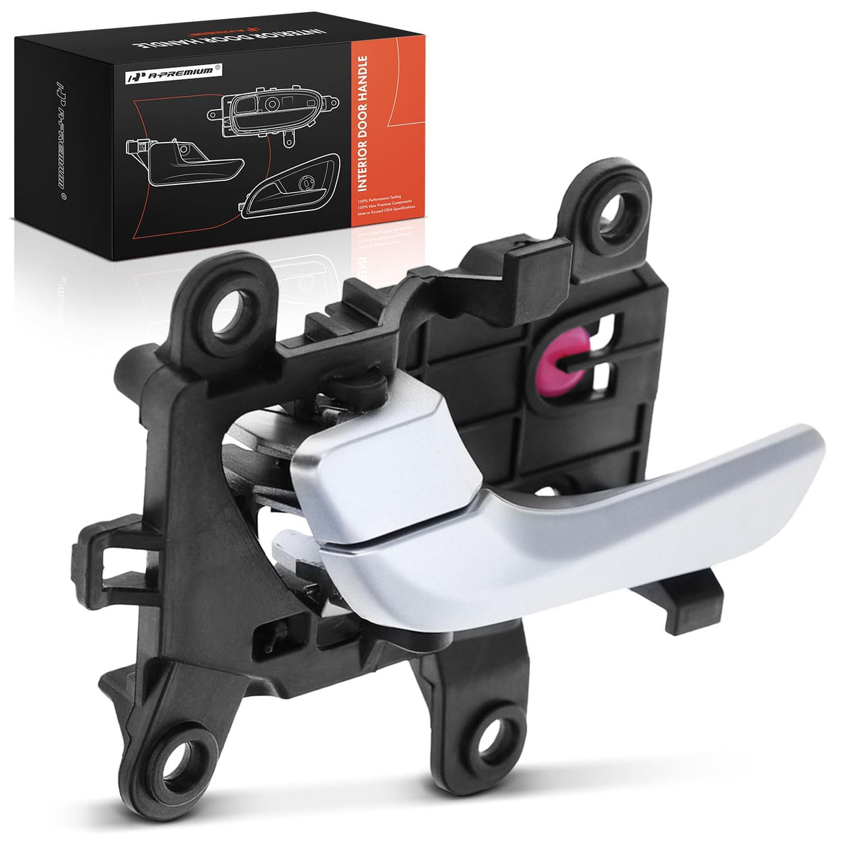 A-Premium packaged front left handle showing new condition and fit