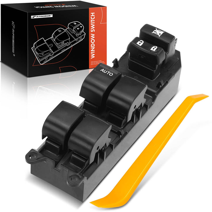 A-Premium front view showing switch face and ergonomic buttons, improves driver control