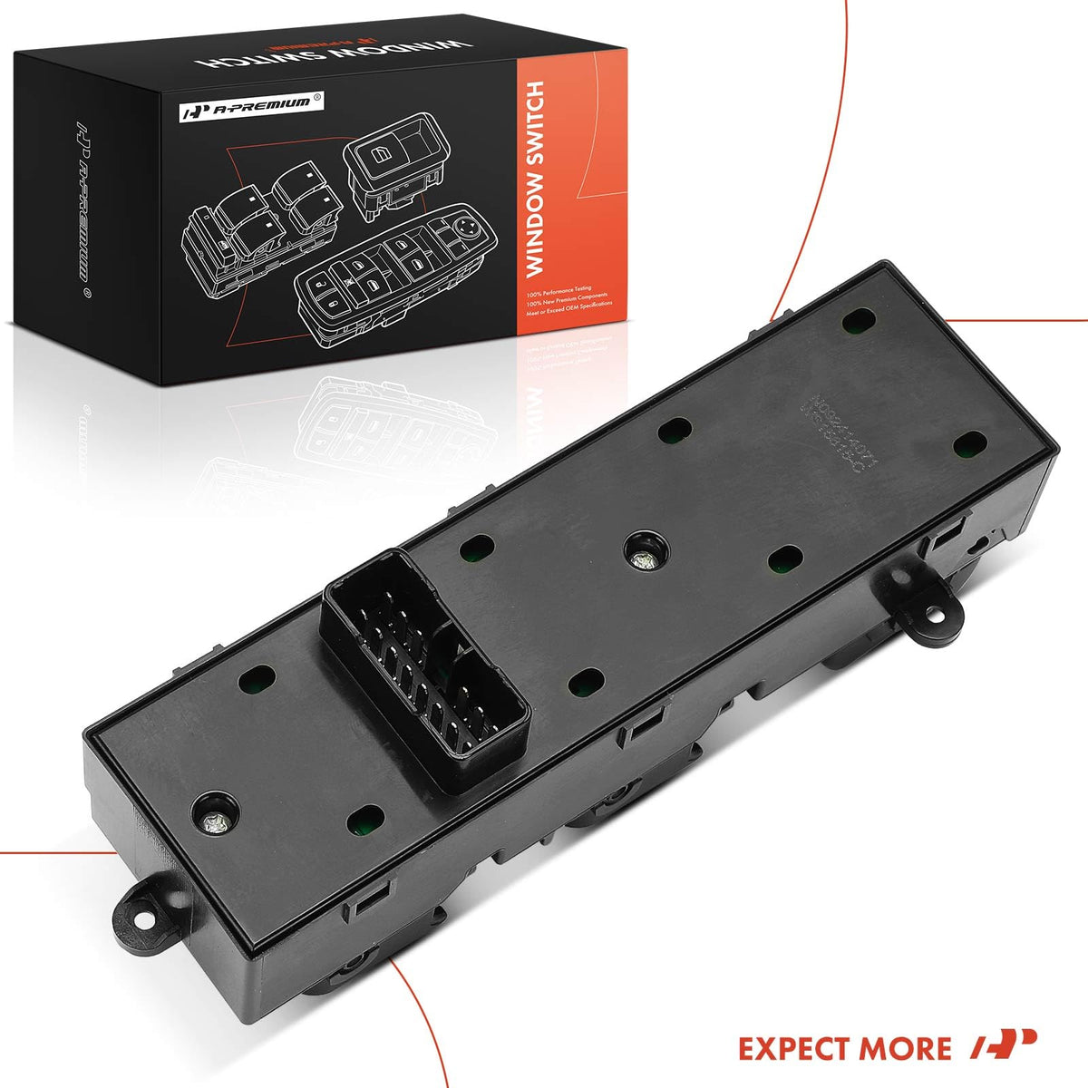 A-Premium switch in a garage setting showing easy replacement by technicians
