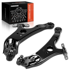 A-Premium full assembly front lower control arm showing ready-to-install fit