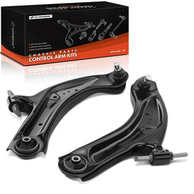A-Premium packaging showing both front lower control arms and included accessories for easy installation