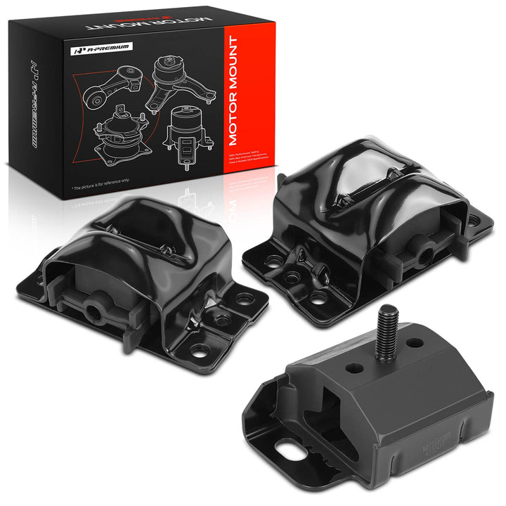 A-Premium kit packaging showing three mounts and part labels for easy identification