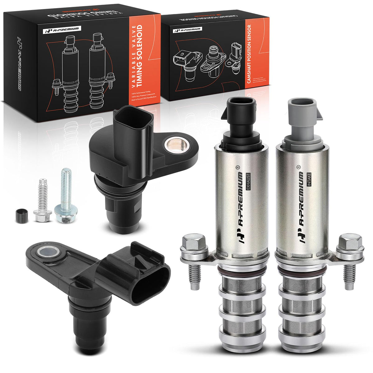 A-Premium front of kit showing all components and easy identification benefit