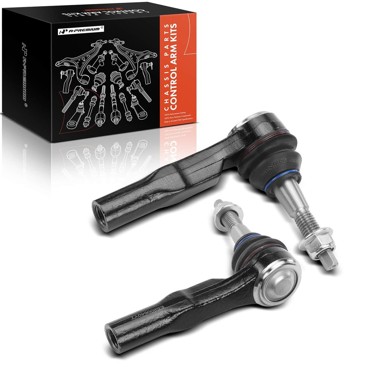A-Premium front outer tie rod end front view showing fitment benefits