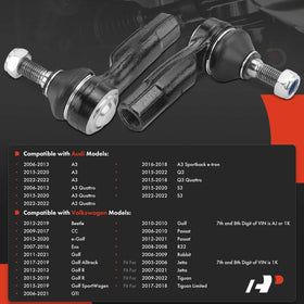 A-Premium side profile of tie rod end highlighting correct geometry and durability