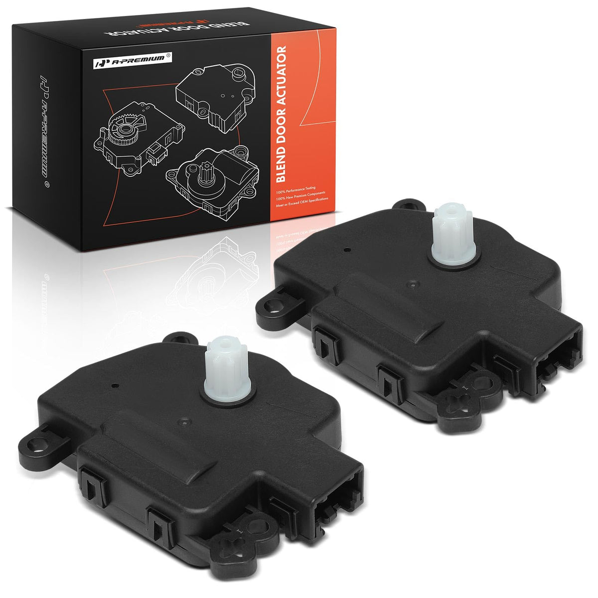 A-Premium front view of actuator set showing new units and packaging benefit reliability