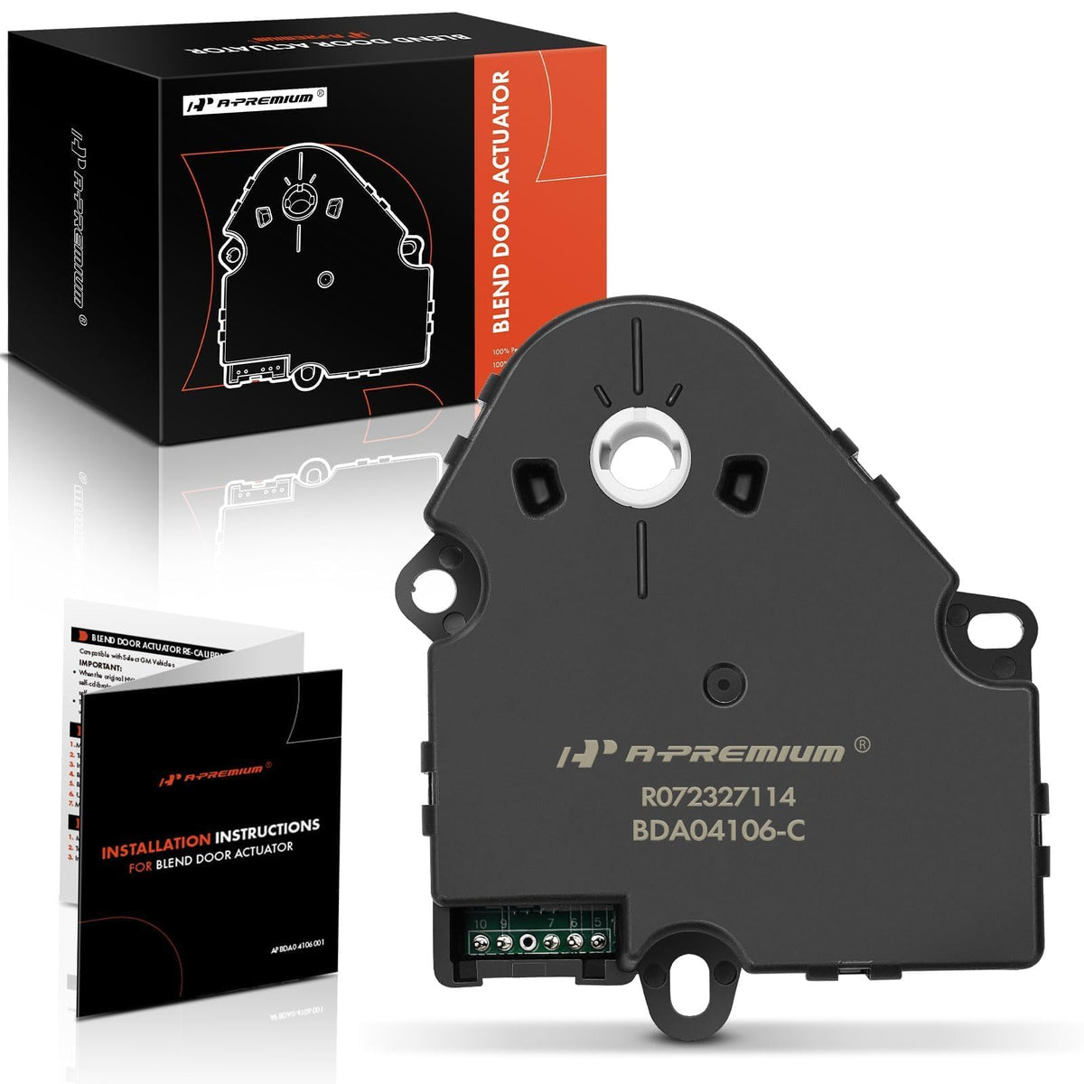 A-Premium front view of actuator pair showing fitment and benefit of easy replacement